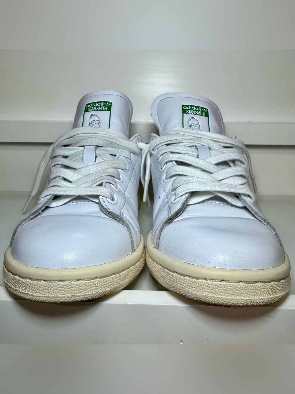 Menâs Adidas Stan Smith x The Simpsons Homer Simpson M6 Clean AF đ„ Rare Collab - Picture 10 of 16